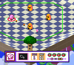 Kirby Bowl (Japan) In game screenshot